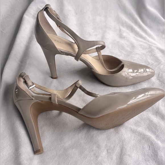 Franco Sarto women’s nude coloured pumps. Size 9.5 - Picture 1 of 8